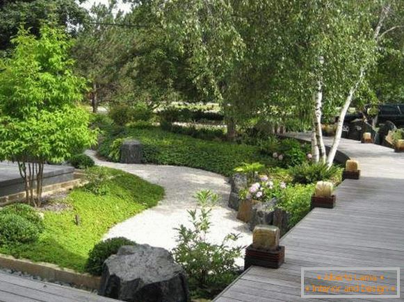 Progettazione paesaggistica del giardino in stile cinese