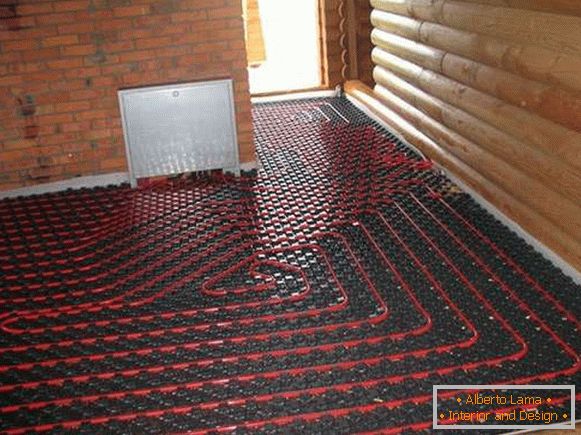 Pavimenti caldi in una casa privata, фото 26