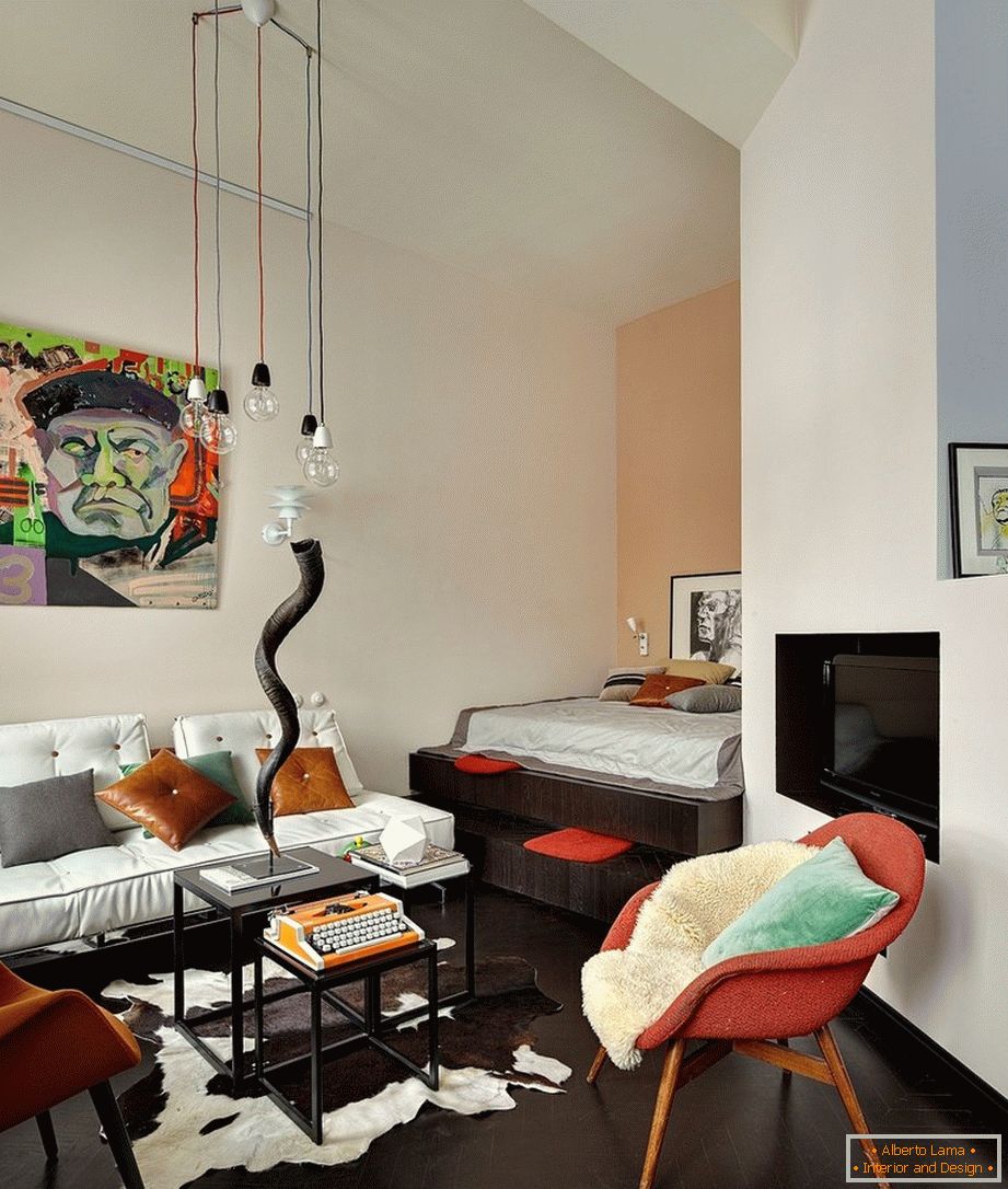 Design moderno di un piccolo appartamento
