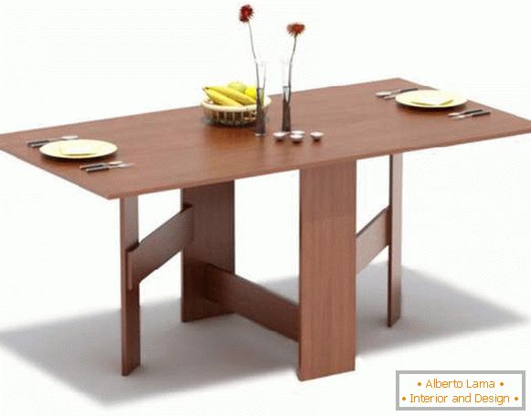 tavoli da pranzo pieghevoli in legno, foto 24