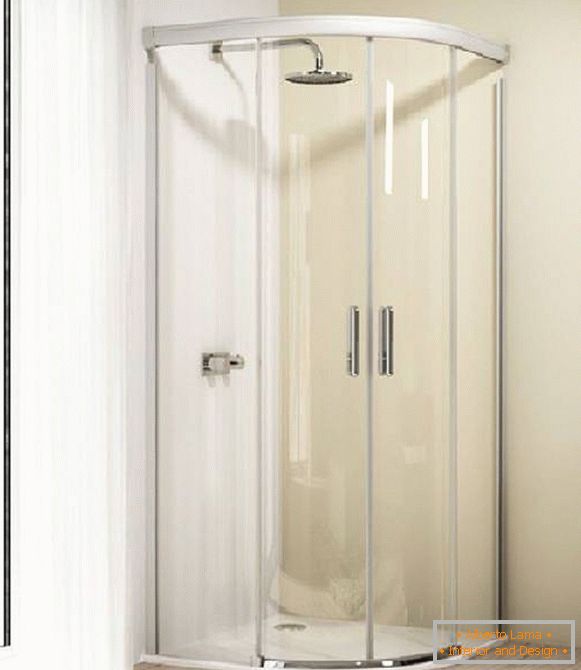 porte della doccia, semi-circolare, foto 21