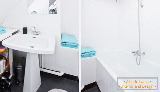 Interior design di un piccolo bagno
