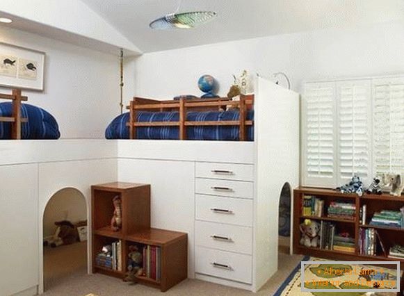 Camera per bambini con spazio extra