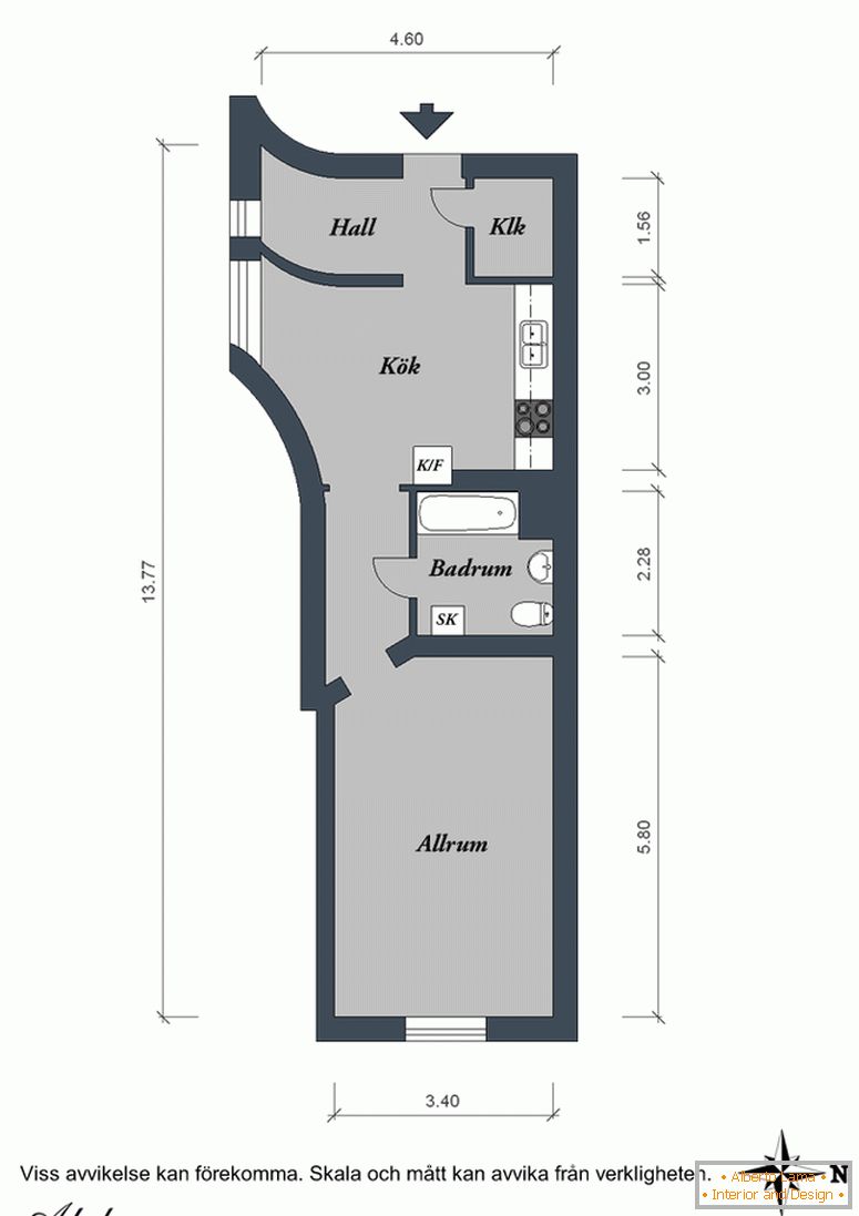 Piano di progetto di appartamento