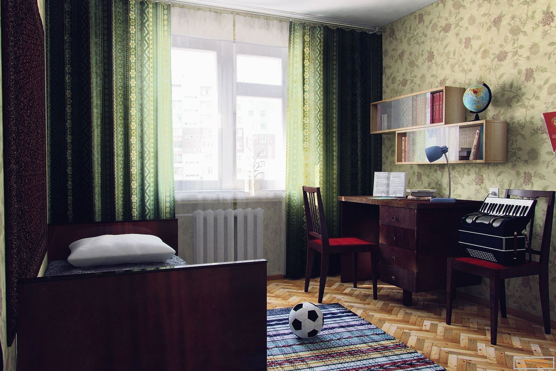 La camera da letto sovietica