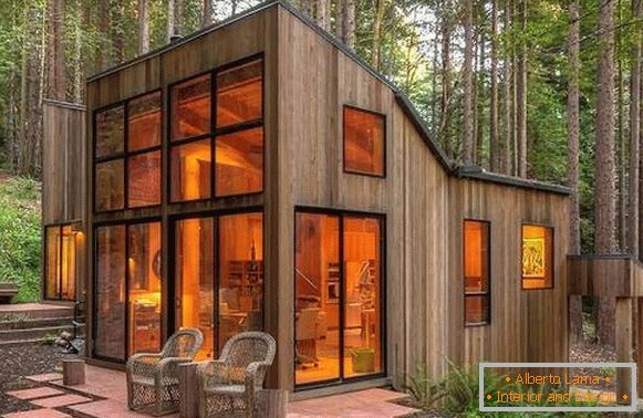 Case in legno moderne - le migliori foto e progetti per il 2016