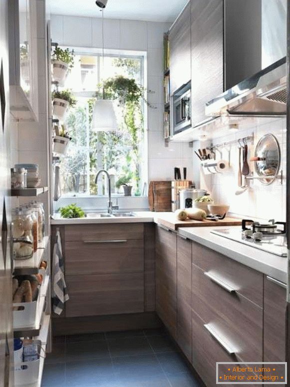design moderno di una piccola cucina, foto 66