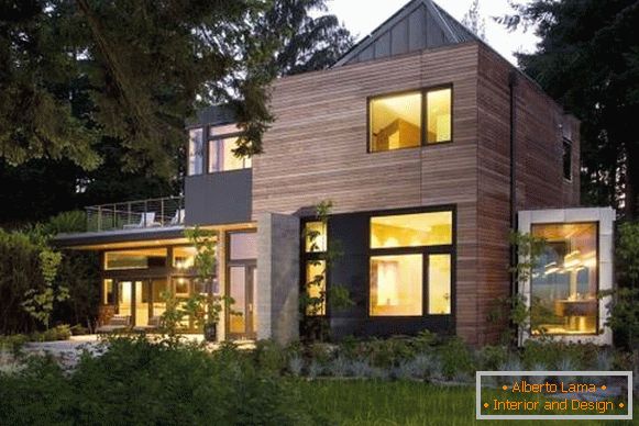 Come appare il design moderno di una casa privata?