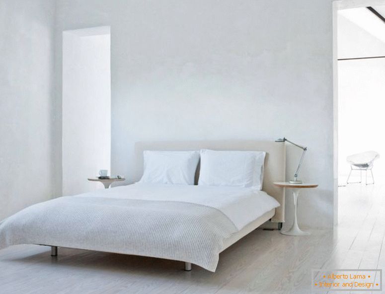 Camera da letto nello stile del minimalismo - 70 foto degli