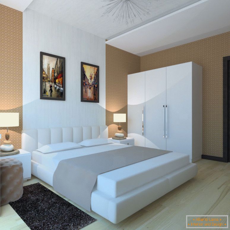 Camera da letto nello stile del minimalismo - 70 foto degli