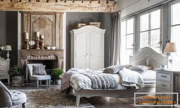 Progettazione di una camera da letto in stile provenzale - фото с идеями декора