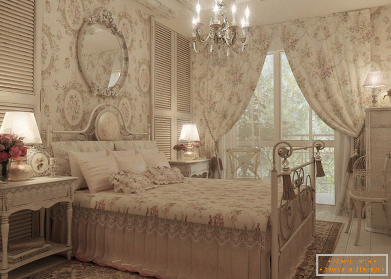 decorare la camera da letto-in-the-provence-style-1
