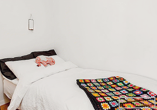 Camera da letto in stile scandinavo