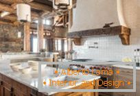 Stile rustico all'interno della cucina: un fascino approssimativo