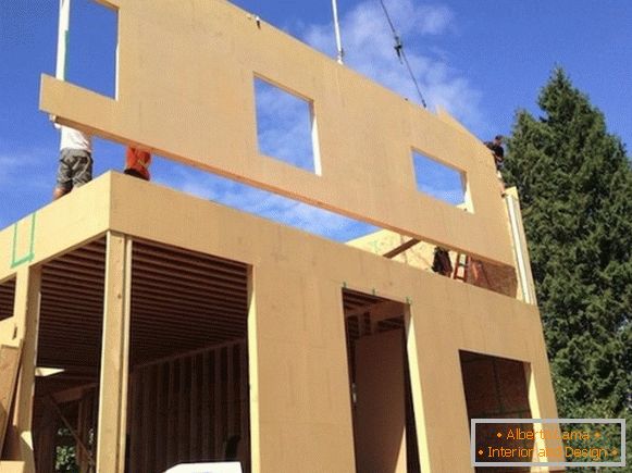 Tecnologia tedesca della foto della costruzione della casa di legno 2
