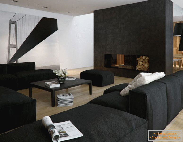 Interior design-living-in-bianco-nero-tonah1