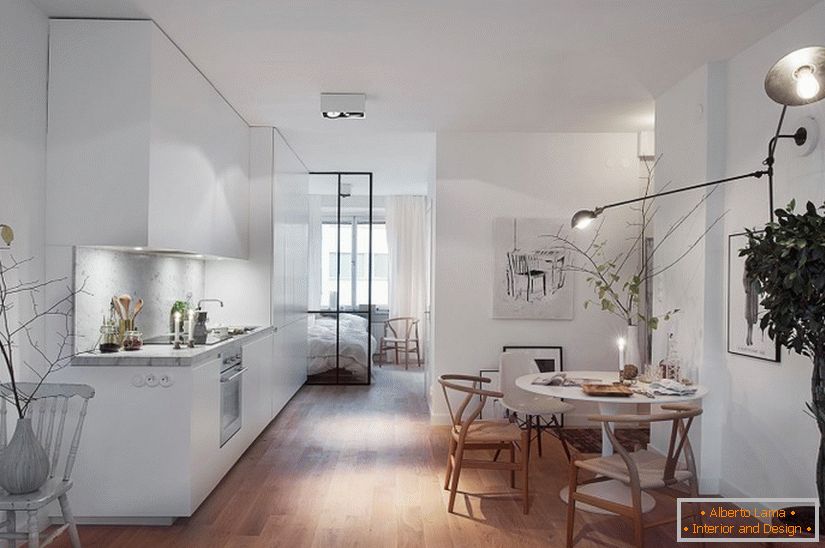 Interior design di un appartamento in Svezia