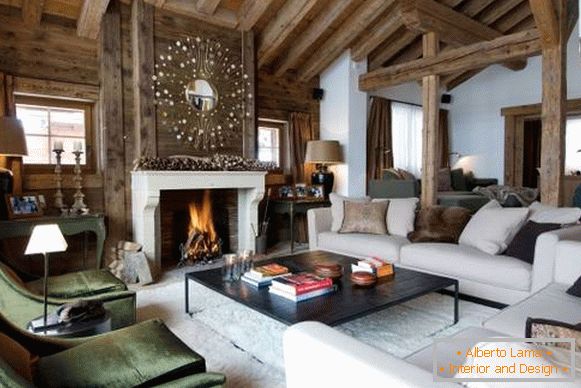 chalet in stile rustico