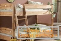 Opzioni di progettazione детской комнаты с двухъярусной кроватью