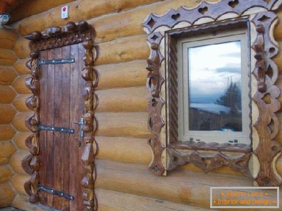 porte d'ingresso in legno per lo stabilimento balneare, foto 29
