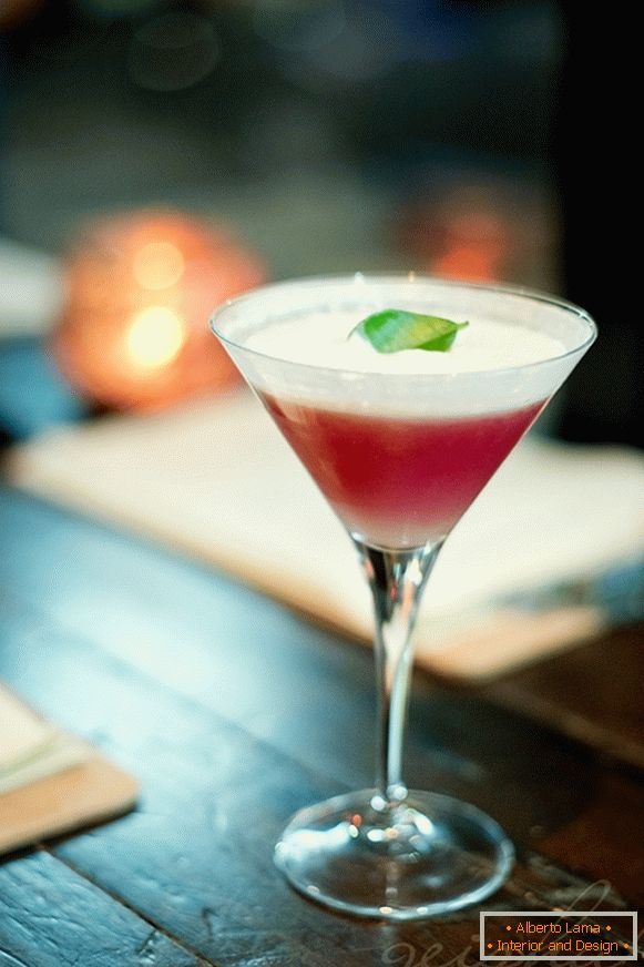 Bicchiere con un cocktail
