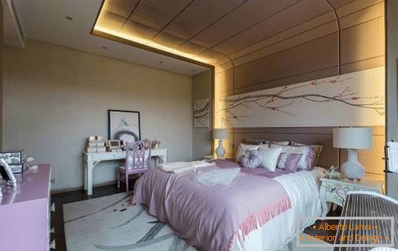 Progettazione di una camera da letto in stile cinese