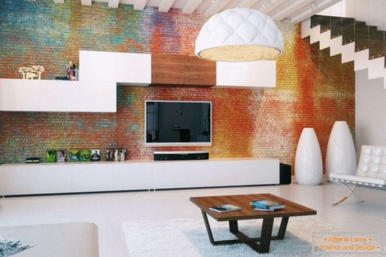 interni-eccellente-colorati-vista-muro di mattoni-idee-on-loft-soggiorno-con-emozionante-legno-1200x799