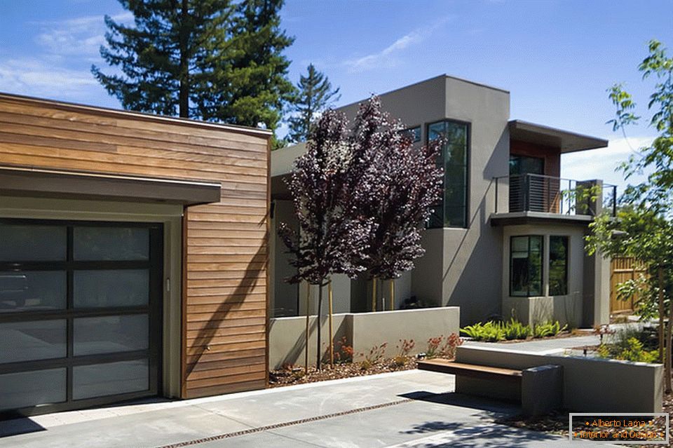 Decorazione della casa e garage in stile moderno