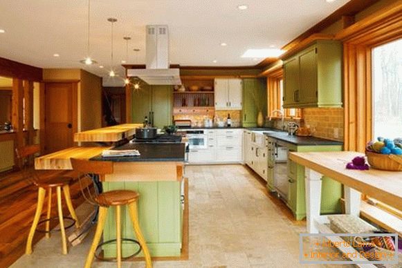 legno-verde-cucina