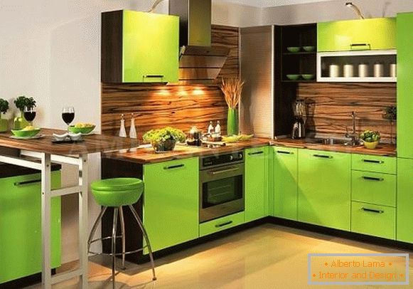 marrone-verde-cucina-dizayn